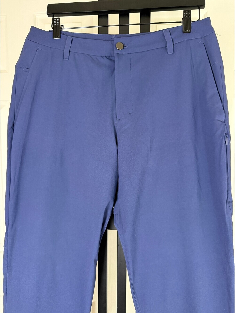Lululemon ABC Slim-Fit Pant Warpstreme 34 Blue Chino Trouser Slim - Picture 4 of 5